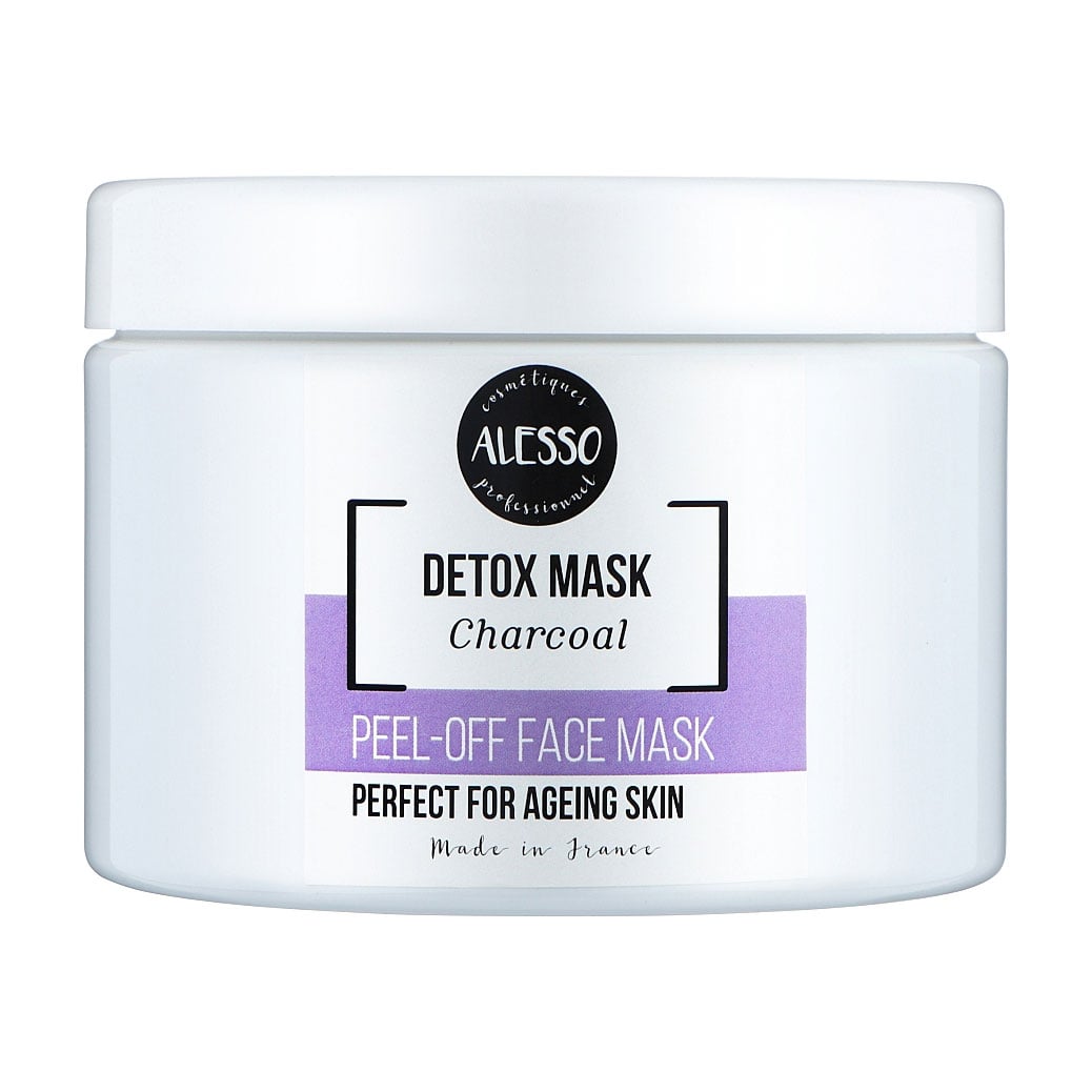 Уцінка! Очищувальна маска для обличчя Alesso Professionnel Charcoal Detox Peel-Off Mask Детокс, 200 г
