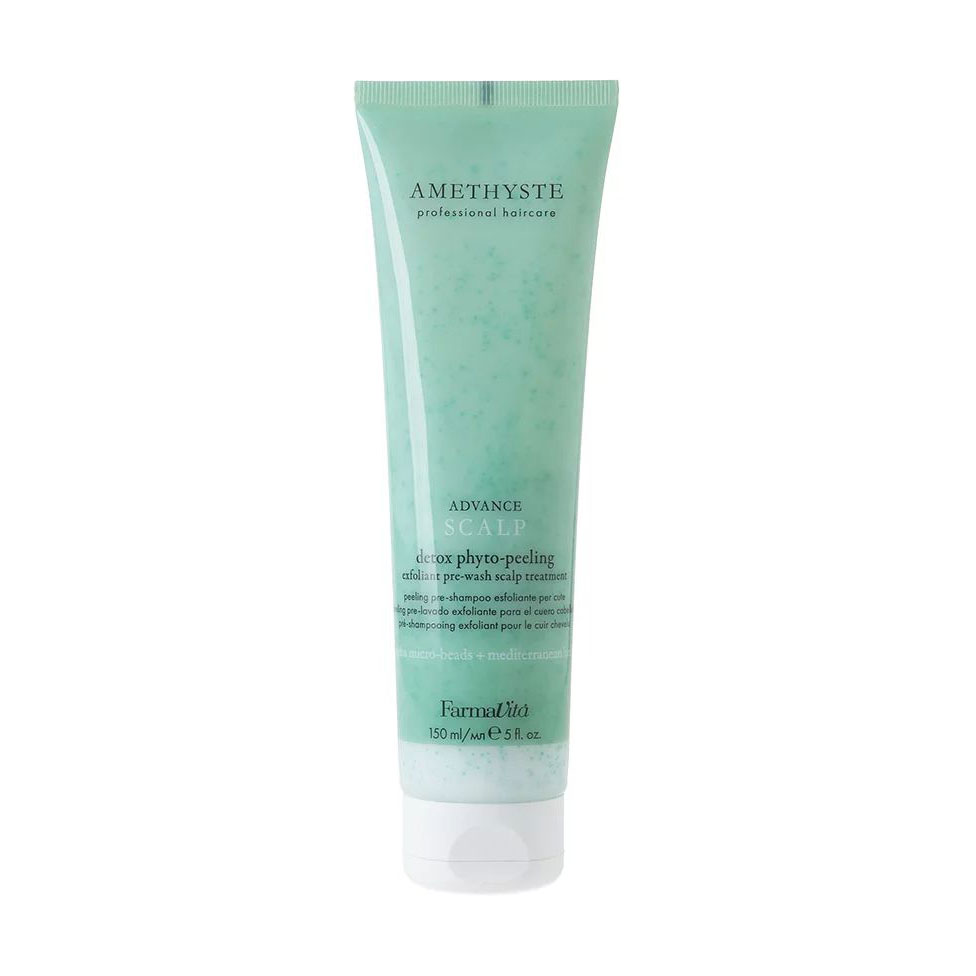 Уцінка! Очищувальна пілінг-маска для шкіри голови FarmaVita Amethyste Advance Scalp Detox Phyto-Peeling, 150 мл